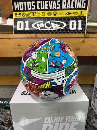 Casco Jet Infantil Shiro SH-62 Cómic