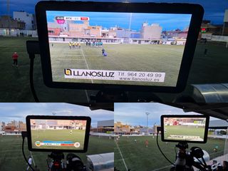 JVC GY‑HM250ESB 4K streaming + overlays deportivos