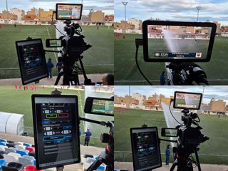 JVC GY‑HM250ESB 4K streaming + overlays deportivos