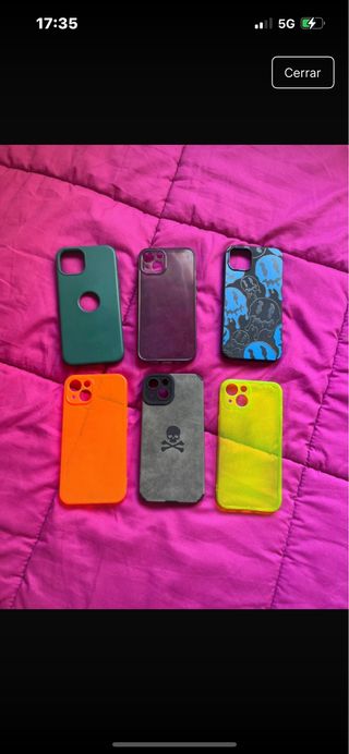 Lote 6 fundas iPhone 13