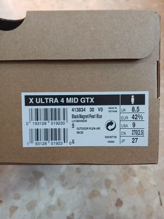 BOTAS SALOMON X ULTRA 4 MID GTX (TALLA 42 2/3)