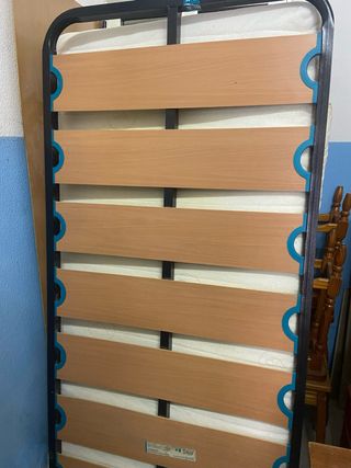 Somier de láminas madera y metal