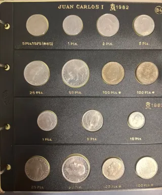Monedas Españolas Juan Carlos I ( 3 Tomos).
