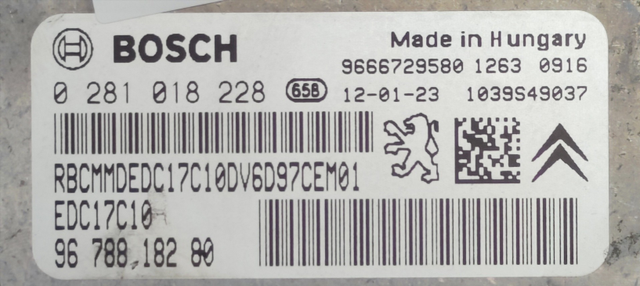 CENTRALITA MOTOR UCE CITROEN BERLINGO STATION WAG