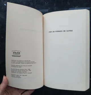 Libro "Por un puñado de Goyas"