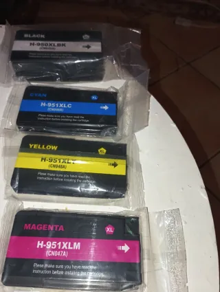 Cartuchos Tinta HP 950XL 951XL Negro Cyan Amarillo