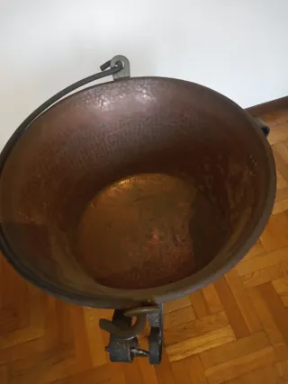 Paiolo Calderone Antico in Rame