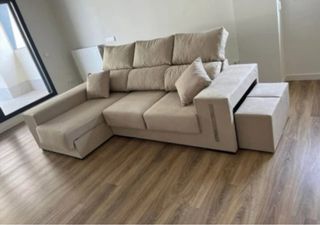 Sofás cheslongue nuevos a estrenar