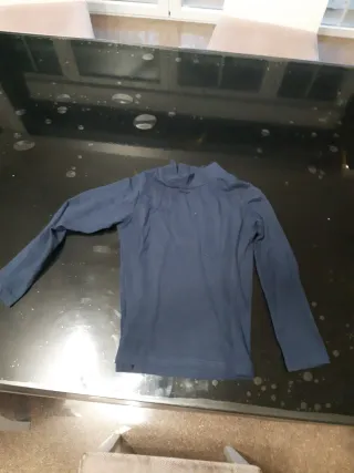 Suéter prenatal azul