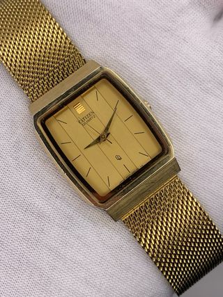 Relógio Citizen Vintage Dourado Quartz