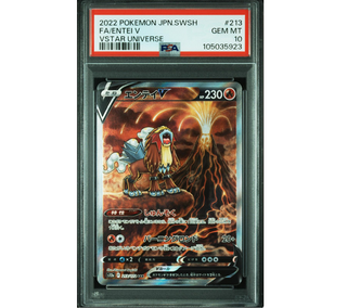 PSA 10 Entei Vstar #213-Japonés
