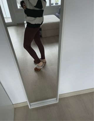 Leggings marrones Bershka