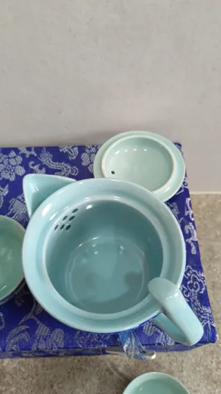 Juego JAPONES NUEVO- Tetera + 6 tazas