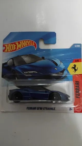 Hot Wheels Ferrari SF90 Stradale Azul 1/5