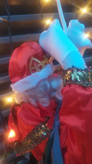 Papa Noel o Rey mago grande Navidad