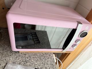 Microondas Swan Retro Rosa