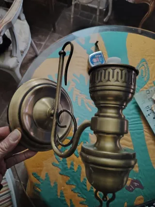 Apliques de pared dorados