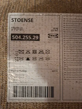 Alfombra IKEA STOENSE 170x240 cm Beige