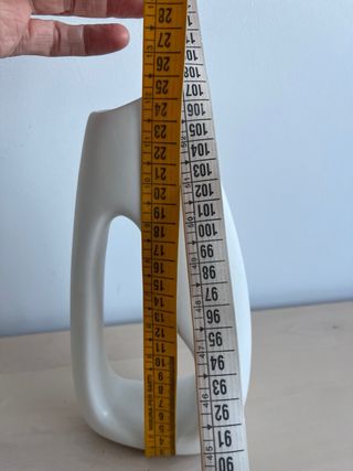 Jarrón Decorativo Cerámica Blanco