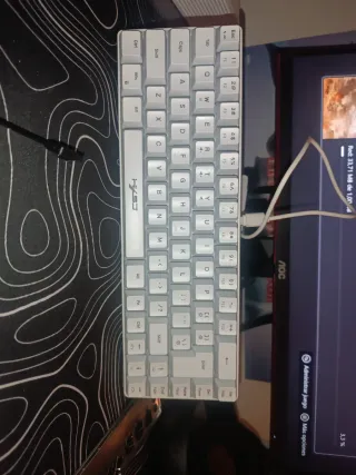 Teclado Gamer 65% HSJ Blanco