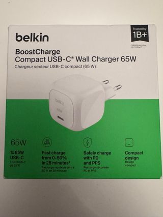 Cargador Belkin 65W USB-C BOOSTCHARGE