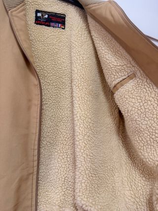 Chaqueta Antelpu Beige Borreguillo