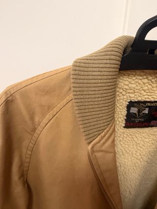 Chaqueta Antelpu Beige Borreguillo