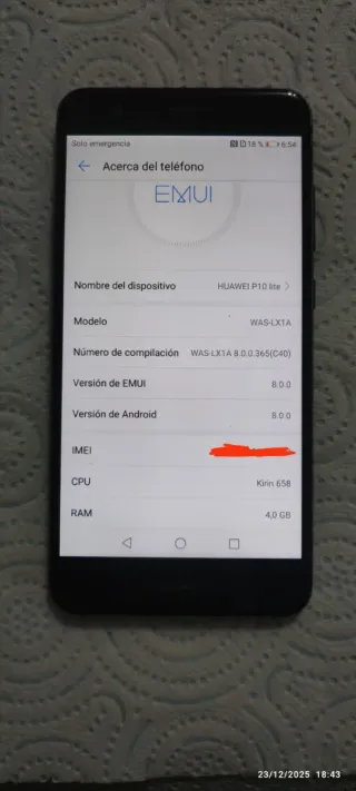 Huawei P10 Lite Negro
