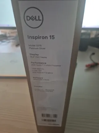 Portátil Dell Inspiron 15 Ryzen 7 16GB 512 SSD