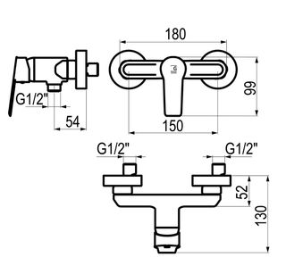 Grifo Monomando Lavabo Albos con Accesorios