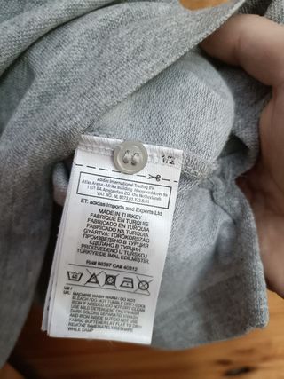 Polo Adidas Color Gris Talla XL Nuevo