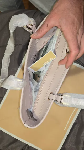 Borsa Michael Kors Beige/Rosa Nuova