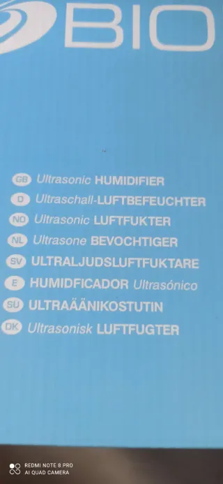 Humidificador Bionaire Ultrasonido