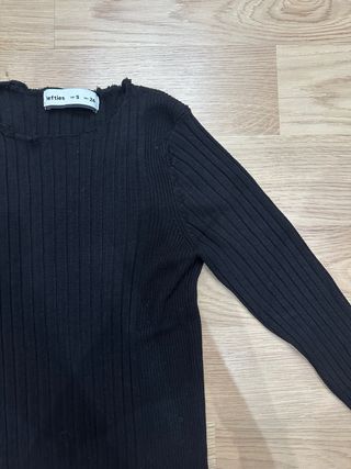 Jersey Lefties negro manga larga