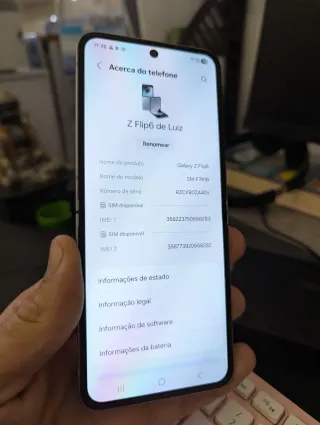 Samsung Z Flip6 256GB Prata