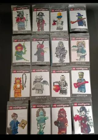 Lote Figuras Lego Serie 13 y 14