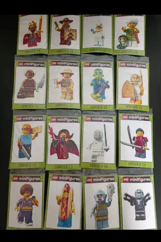 Lote Figuras Lego Serie 13 y 14