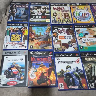 Lote 15 Videojuegos PS2 (Varios Títulos)