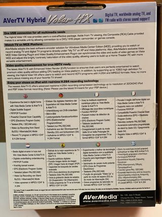 AVerMedia TDT Digital TV AverTV Volar HX