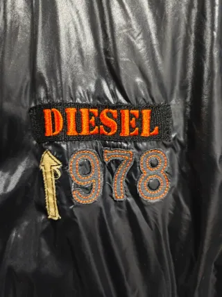 Chaqueta Bomber Diesel Negra Ligera