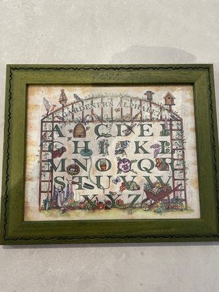 Cuadros Decorativos Alfabeto Country y Jardín