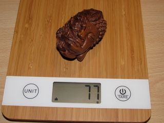 Okimono Japón China netsuke Buda Diablo separados