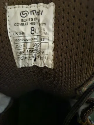 Botas Iturri militares UK