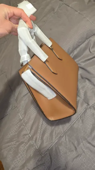 Borsa Michael Kors nuova marrone e oro