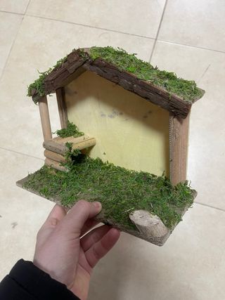 Portal de Belén rústico