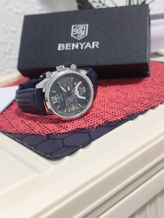 Reloj BENYAR Hombre Azul y Plateado