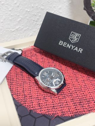 Reloj BENYAR Hombre Azul y Plateado