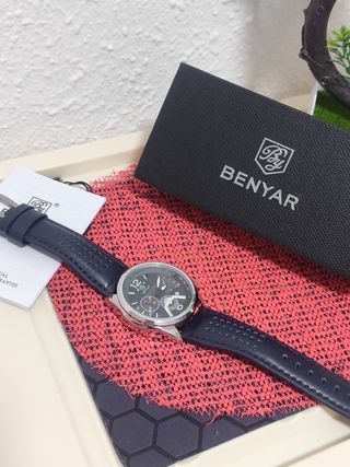 Reloj BENYAR Hombre Azul y Plateado