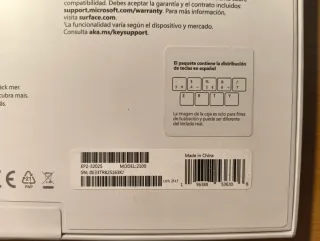 Teclado Microsoft Surface Pro 12 Negro