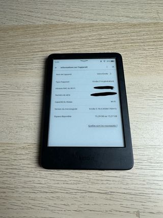 Lector kindle 11a generacion 16GB